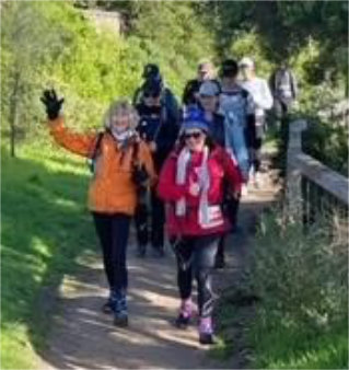 A wave hello by Jan Frazer 30km Coastal walk by Dragon Jan